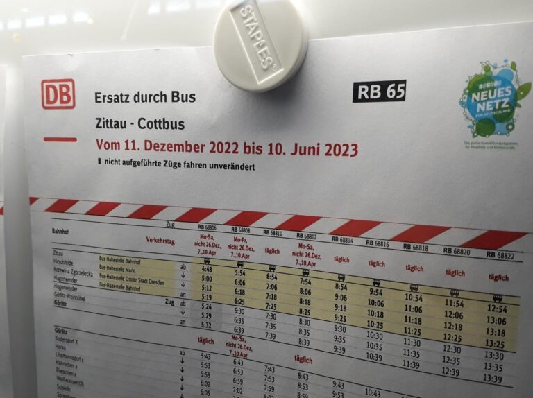 Die Oberlausitz hat Anspruch auf eine moderne Bahn – nicht auf neue Ausreden!