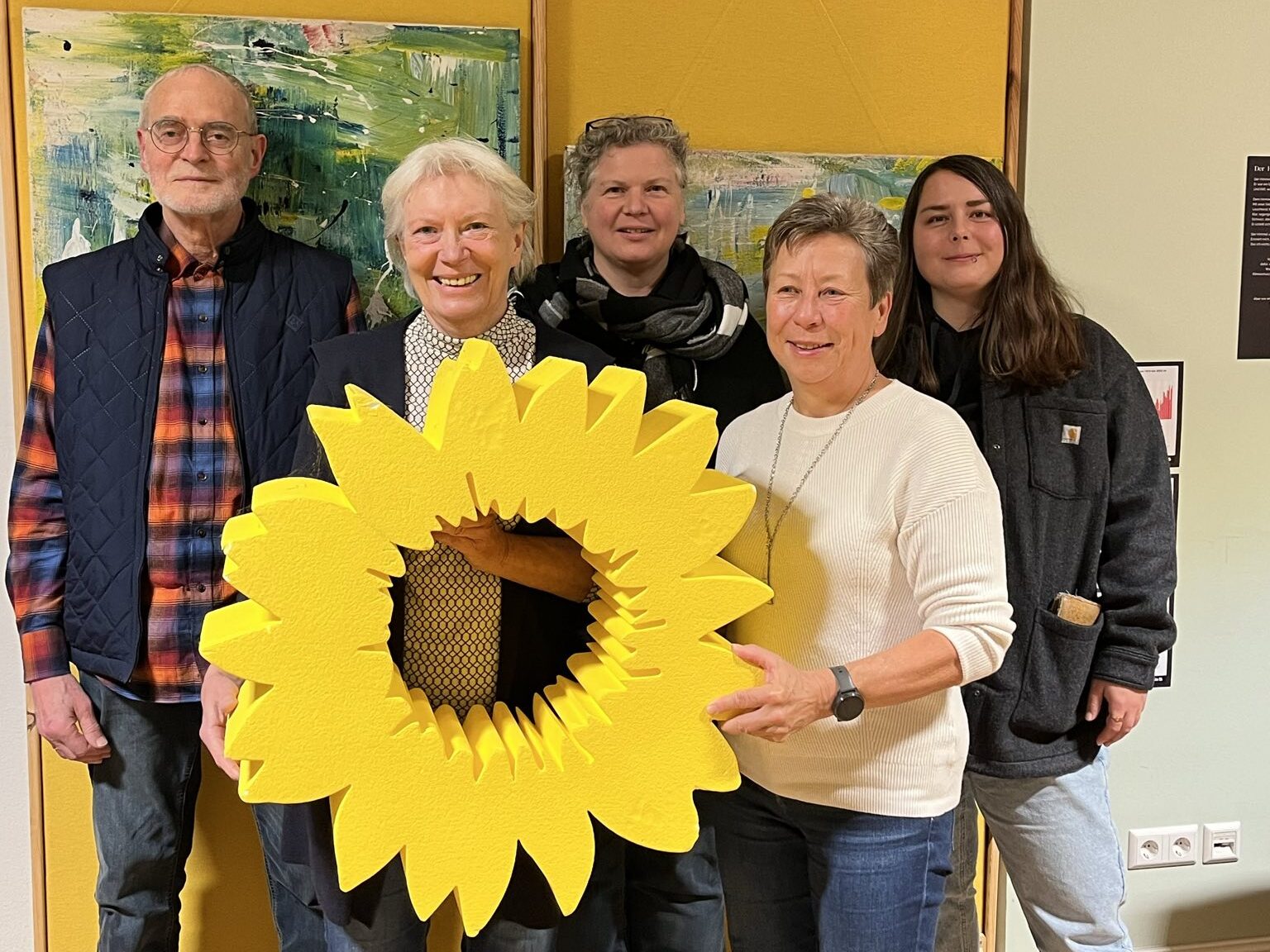 Der neue Vorstand des Stadtverbands Görlitz v.l.n.r. Joachim Urban, Ursula Geßner, Anja-Christina Carstensen, Ortrud Steinführ und Alexandra Grochowski; nicht im Bild, aber ebenso im Vorstand: Martin Bandel