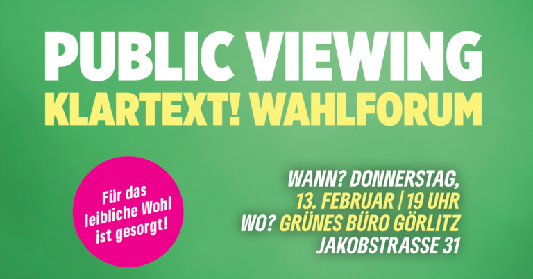 Public Viewing Klartext! Wahlforum